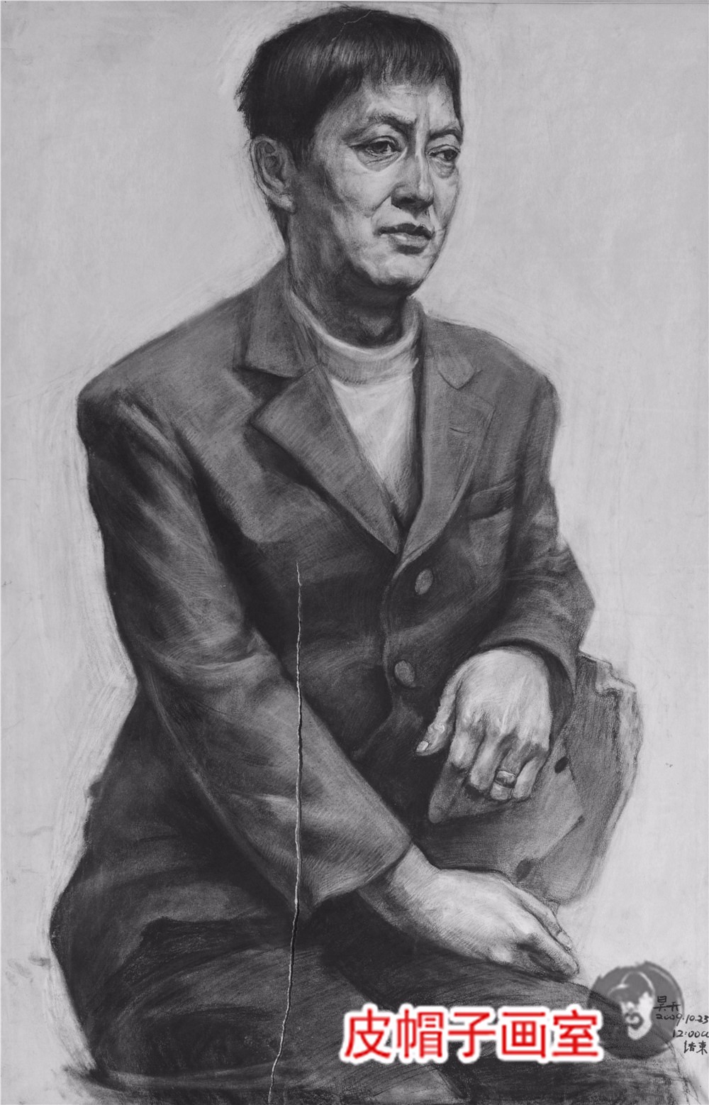 素描人像