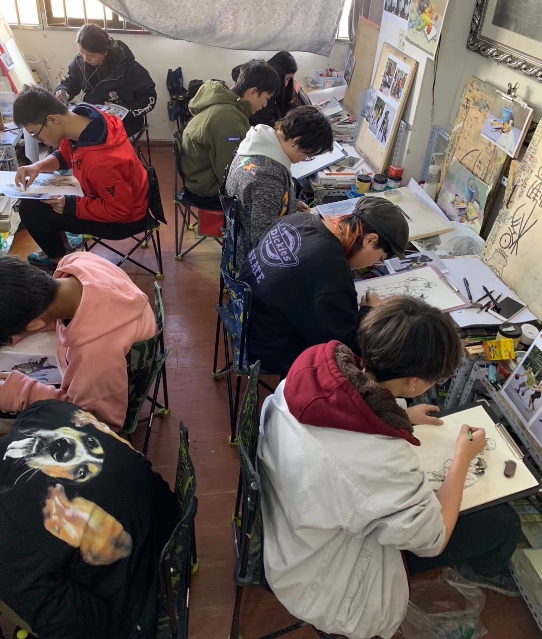 皮帽子画室组织了第五次省统考模拟考